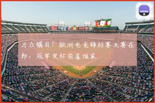 万众瞩目！欧洲电竞锦标赛决赛在即，冠军奖杯花落谁家
